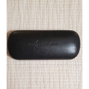 Vintage Polo‎ Ralph Lauren Black Hard Clam Shell Sun/Eyeglass Case